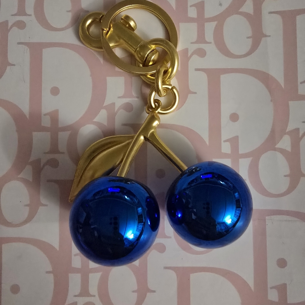 Coach inspired unbranded large cherry ๐ bag charm/ Keychain New - Picture 5 of 5